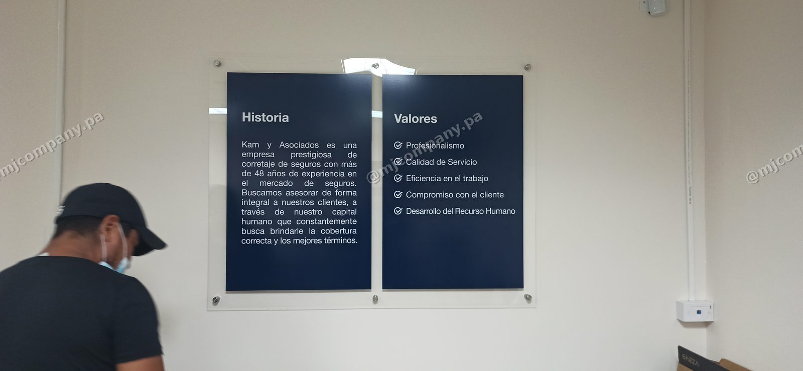 Letreros en acrílico
