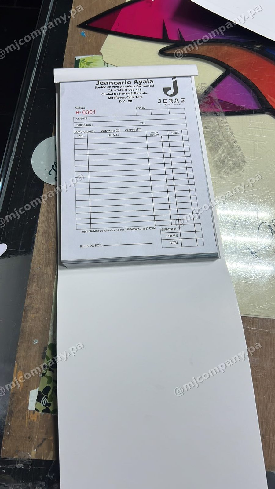 Libretas de factura